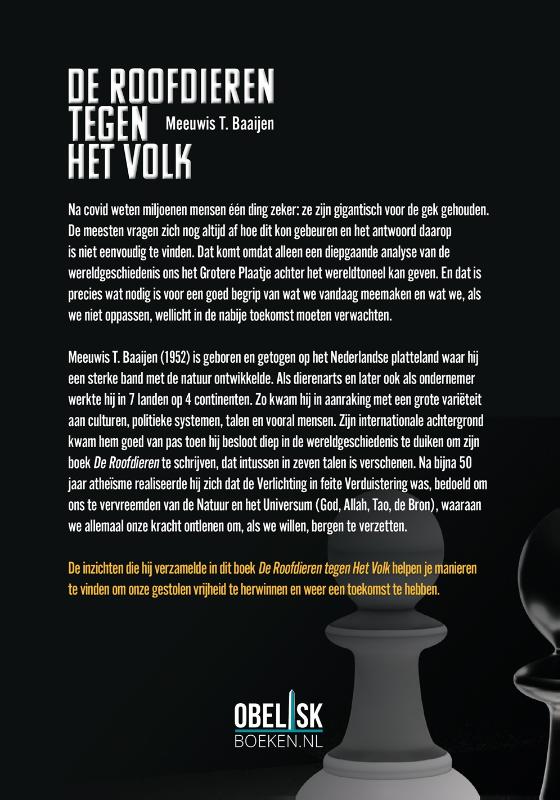 Achterkant van De Roofdieren tegen Het Volk