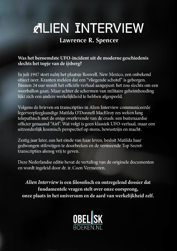 Achterkant van Alien Interview