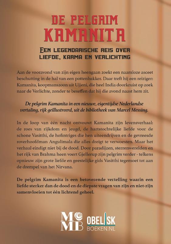 Achterkant van De pelgrim Kamanita