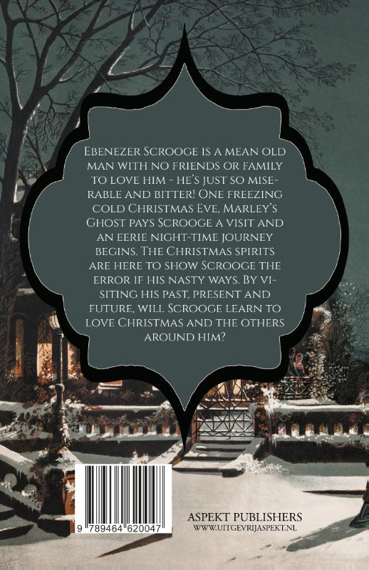 Achterkant van A Christmas Carol