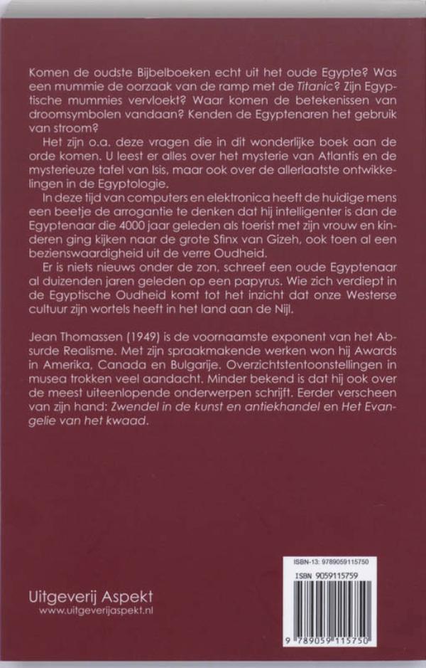 Achterkant van Egypte eerder en anders