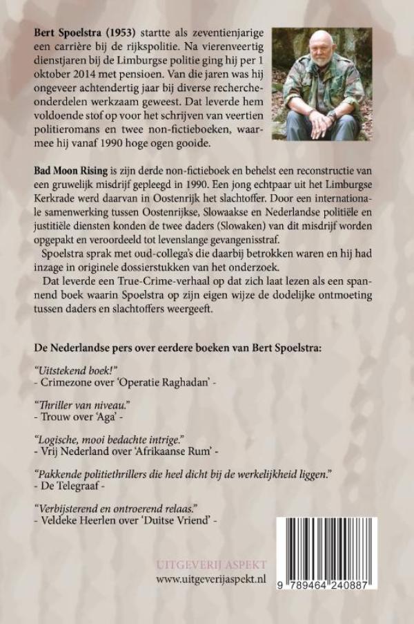 Achterkant van Bad Moon Rising