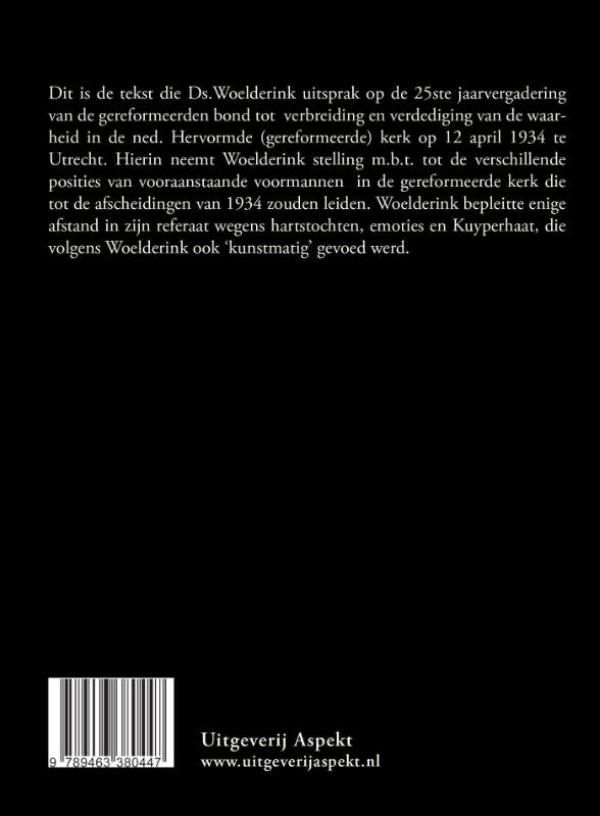 Achterkant van De afscheiding en wij