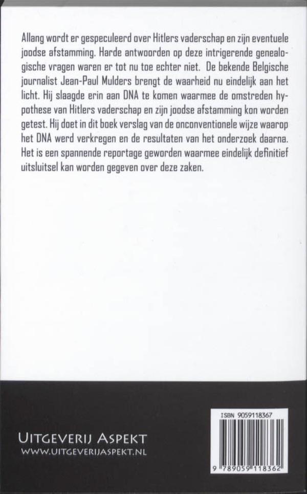 Achterkant van De zoon van Adolf Hitler