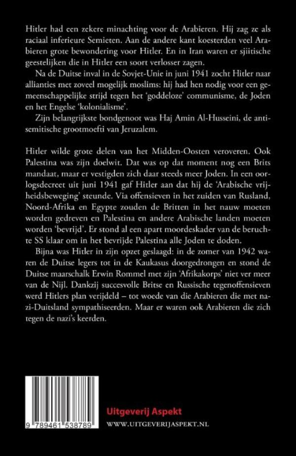 Achterkant van Hitler en de Arabieren