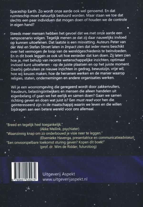 Achterkant van Impact