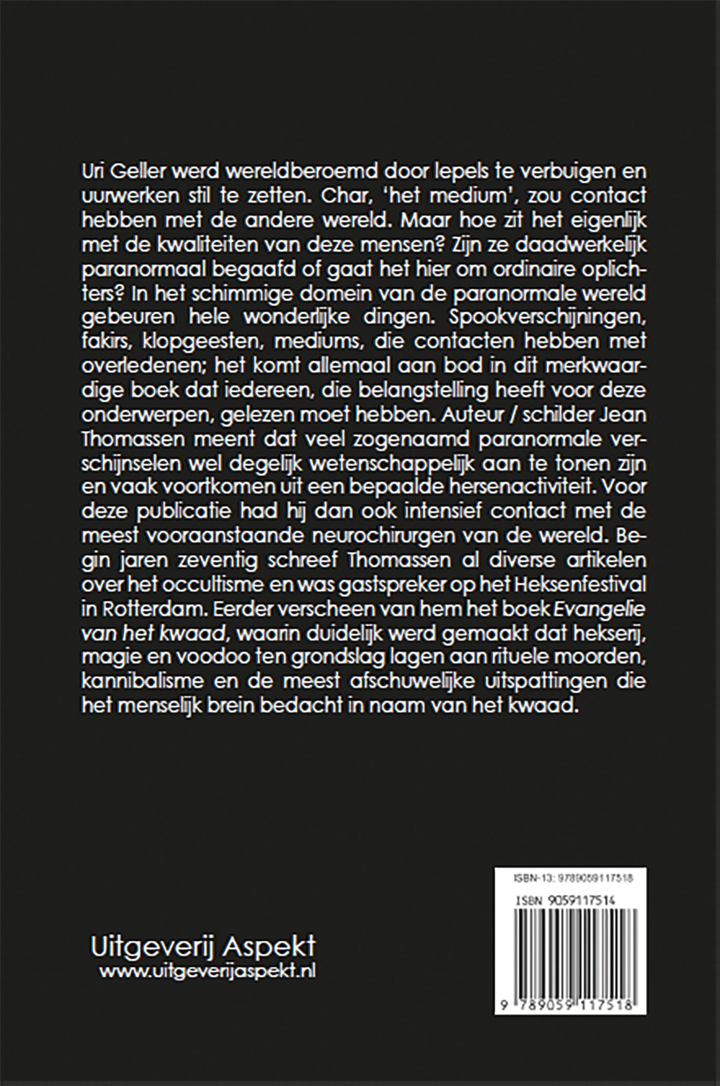 Achterkant van Mediums en andere fenomenen