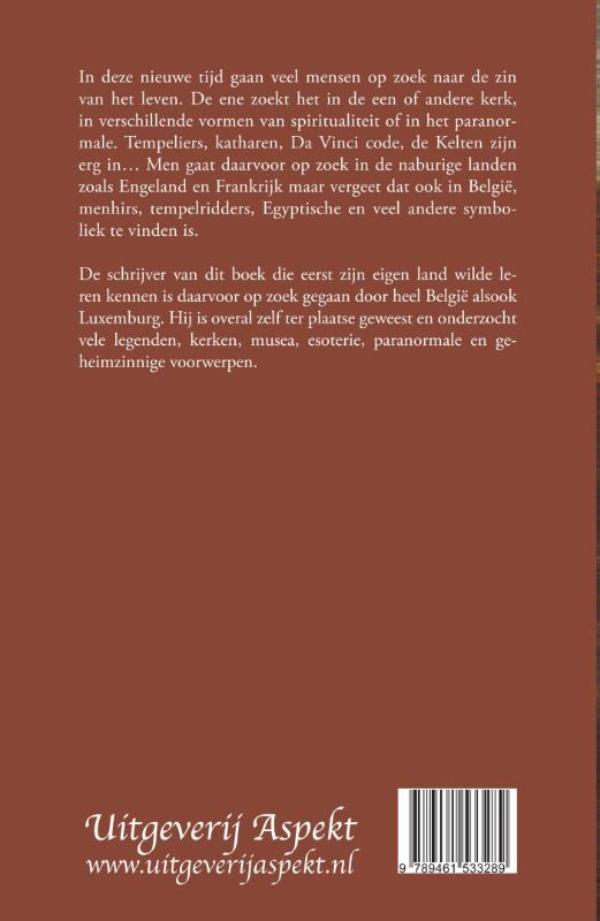 Achterkant van Legendarisch-mysterieus en religieus België