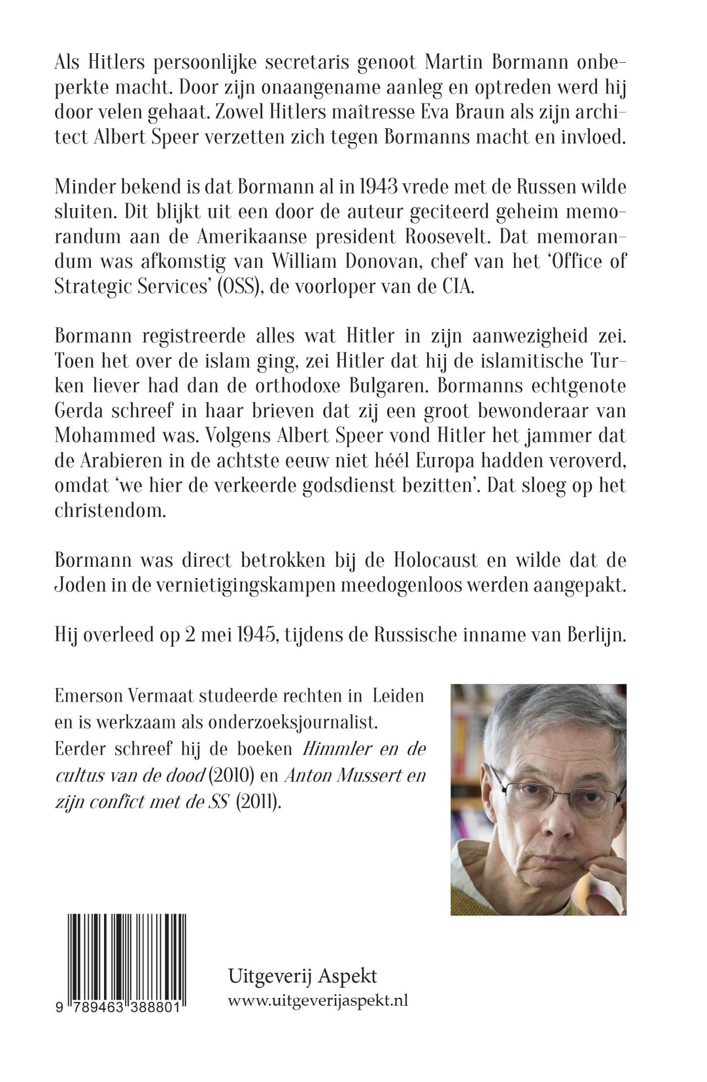 Achterkant van Martin Bormann