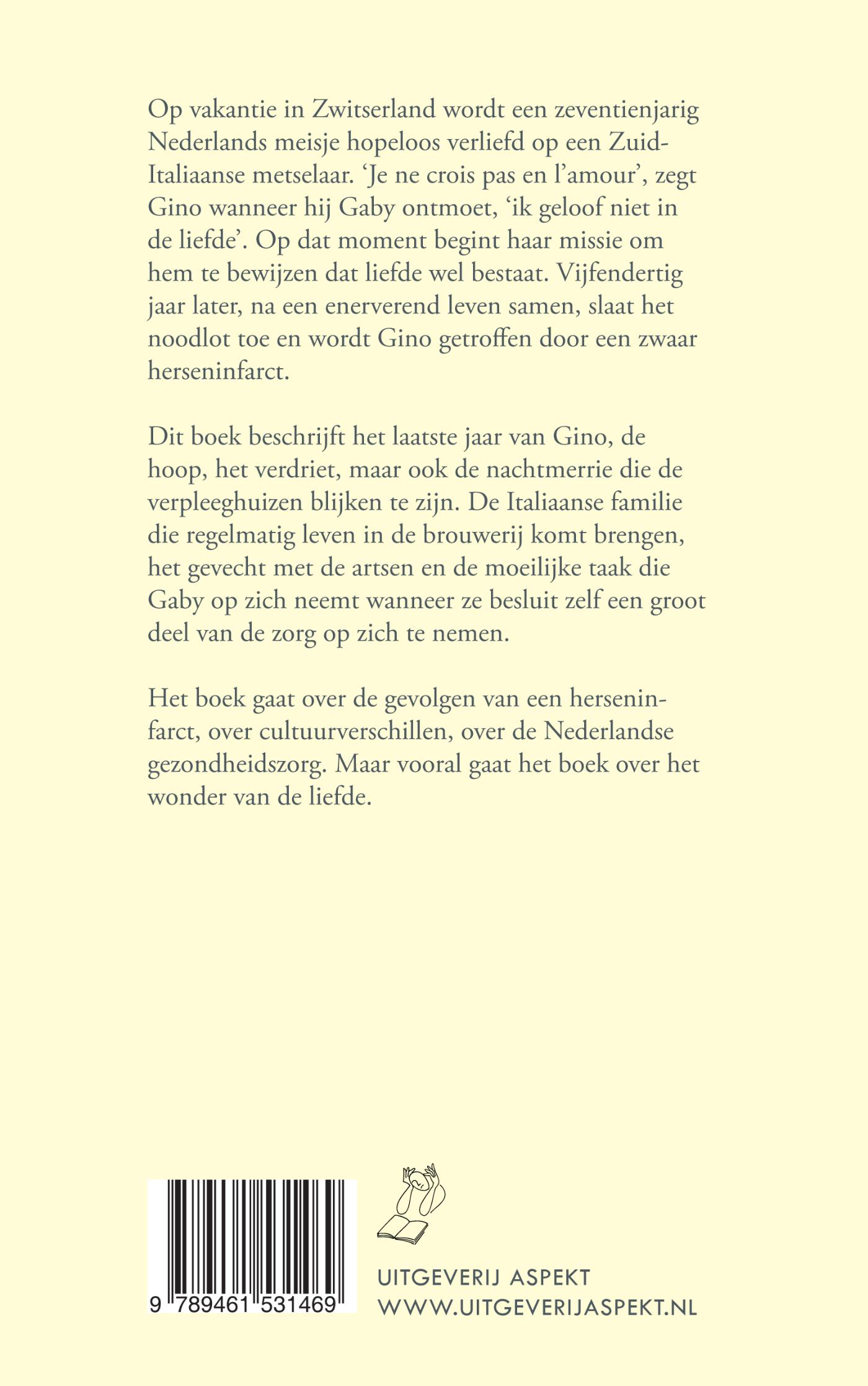 Achterkant van Gino