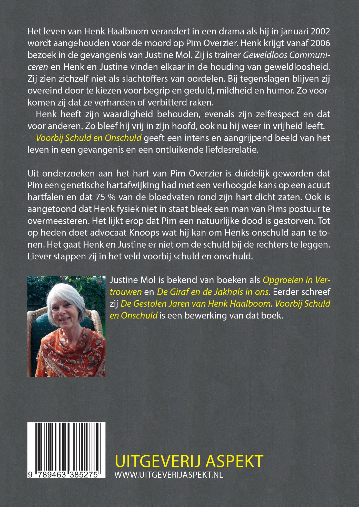 Achterkant van Voorbij schuld en onschuld