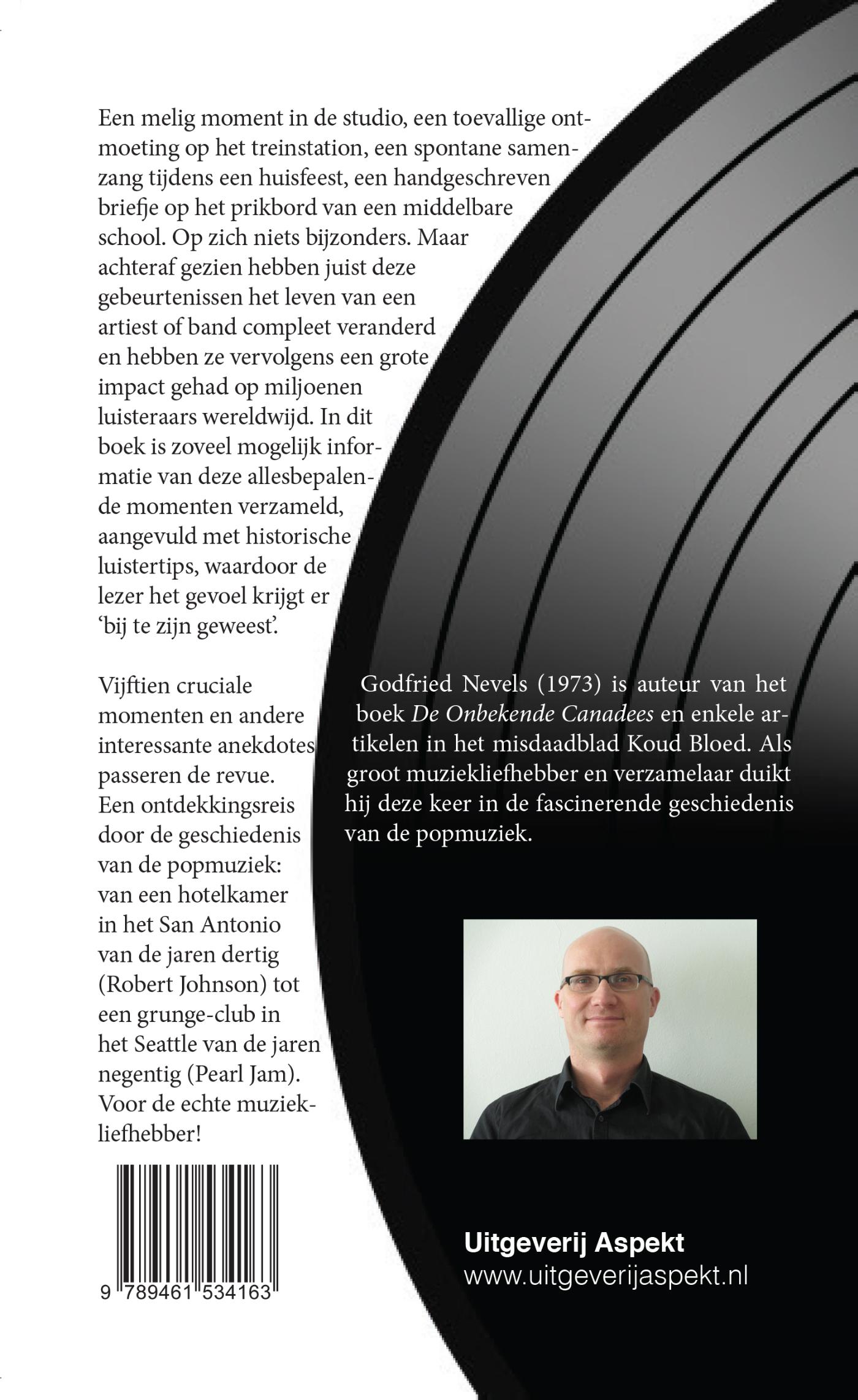 Achterkant van Van moment naar muziek