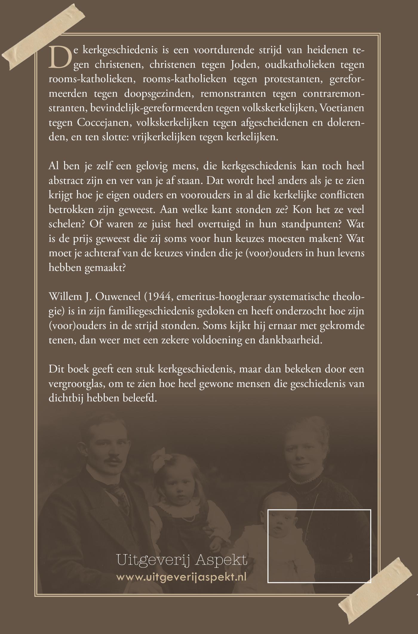 Achterkant van Om het ware geloof