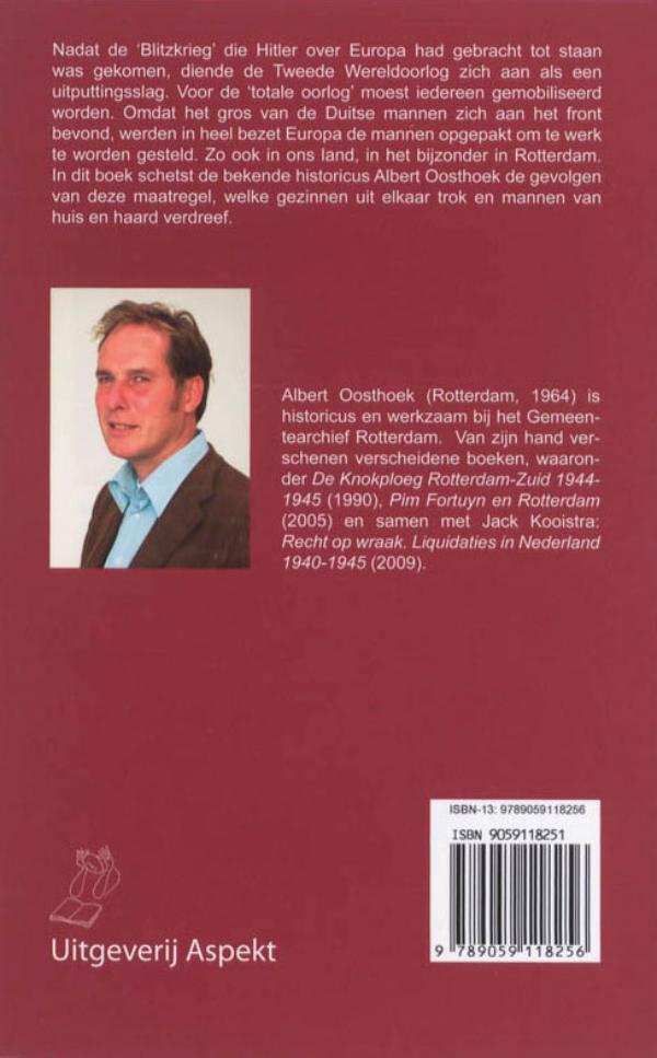 Achterkant van De Rotterdamse arbeidsinzet 1940-1945