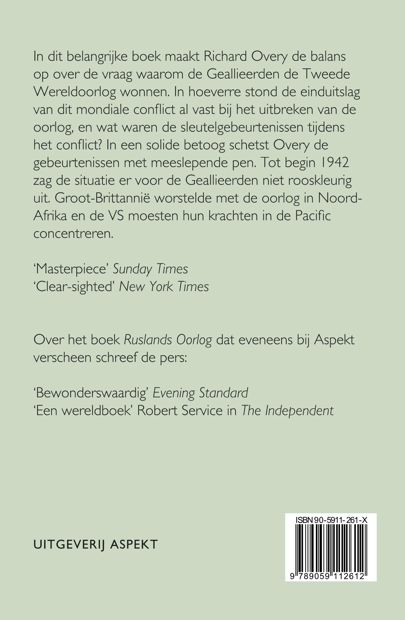 Achterkant van Waarom de geallieerden wonnen