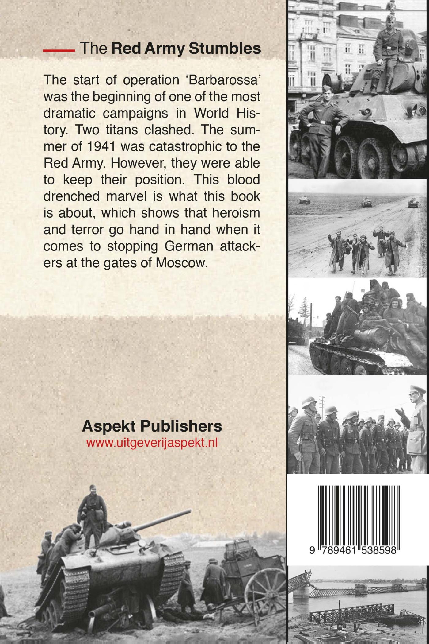 Achterkant van The red army stumbles
