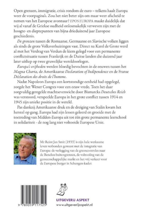Achterkant van Epos Europa
