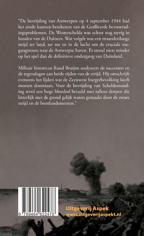 Achterkant van Worsteling om de Westerschelde 1944