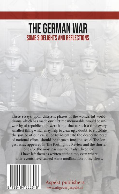 Achterkant van The German War
