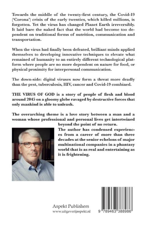 Achterkant van The Virus of God