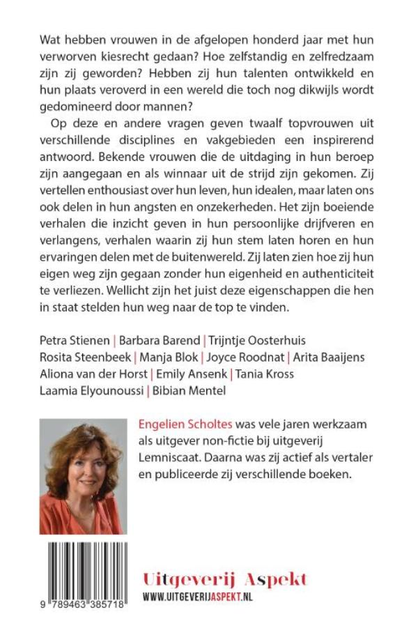 Achterkant van Vrouwen die grenzen verleggen