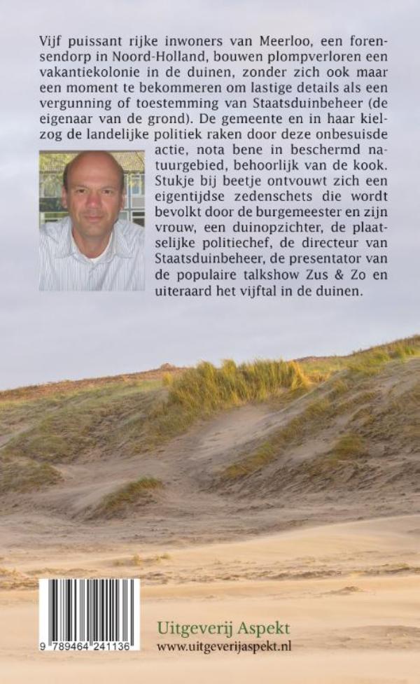 Achterkant van In de duinen