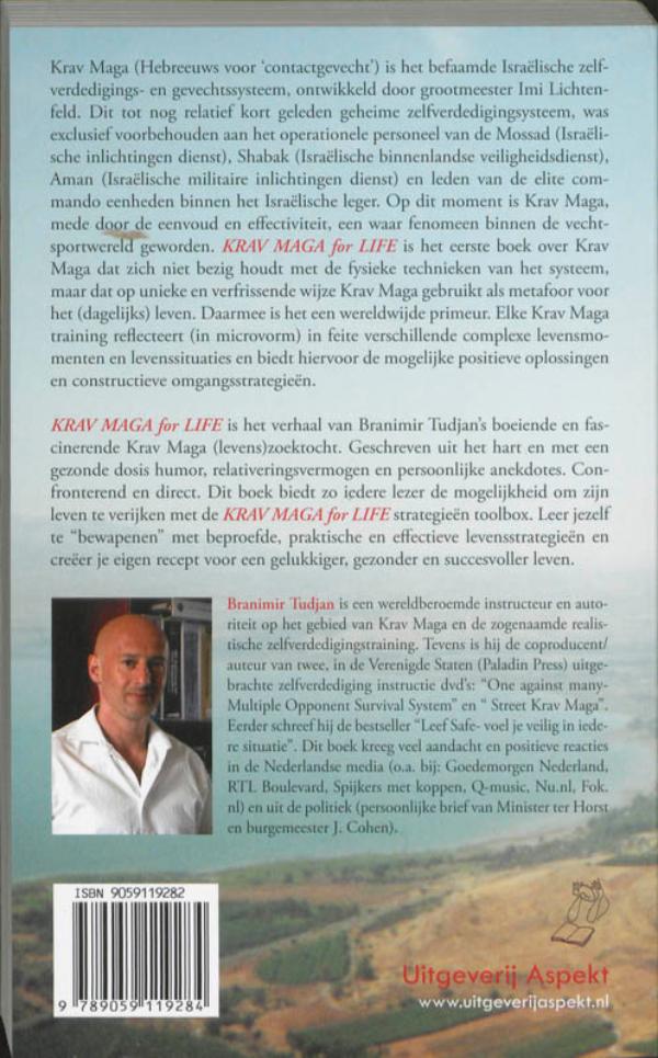 Achterkant van Krav Maga for Life
