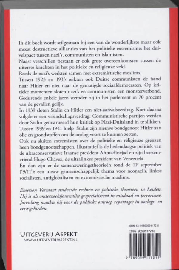 Achterkant van Nazi's, communisten en islamisten