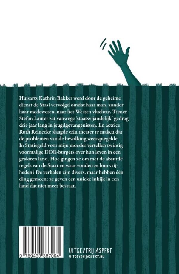 Achterkant van Statiegeld voor mijn moeder