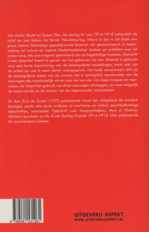 Achterkant van Van Duitse Bocht tot Scapa Flow