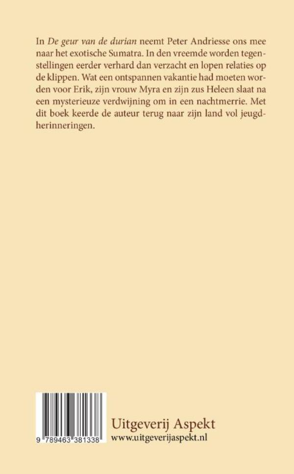 Achterkant van De geur van de Durian
