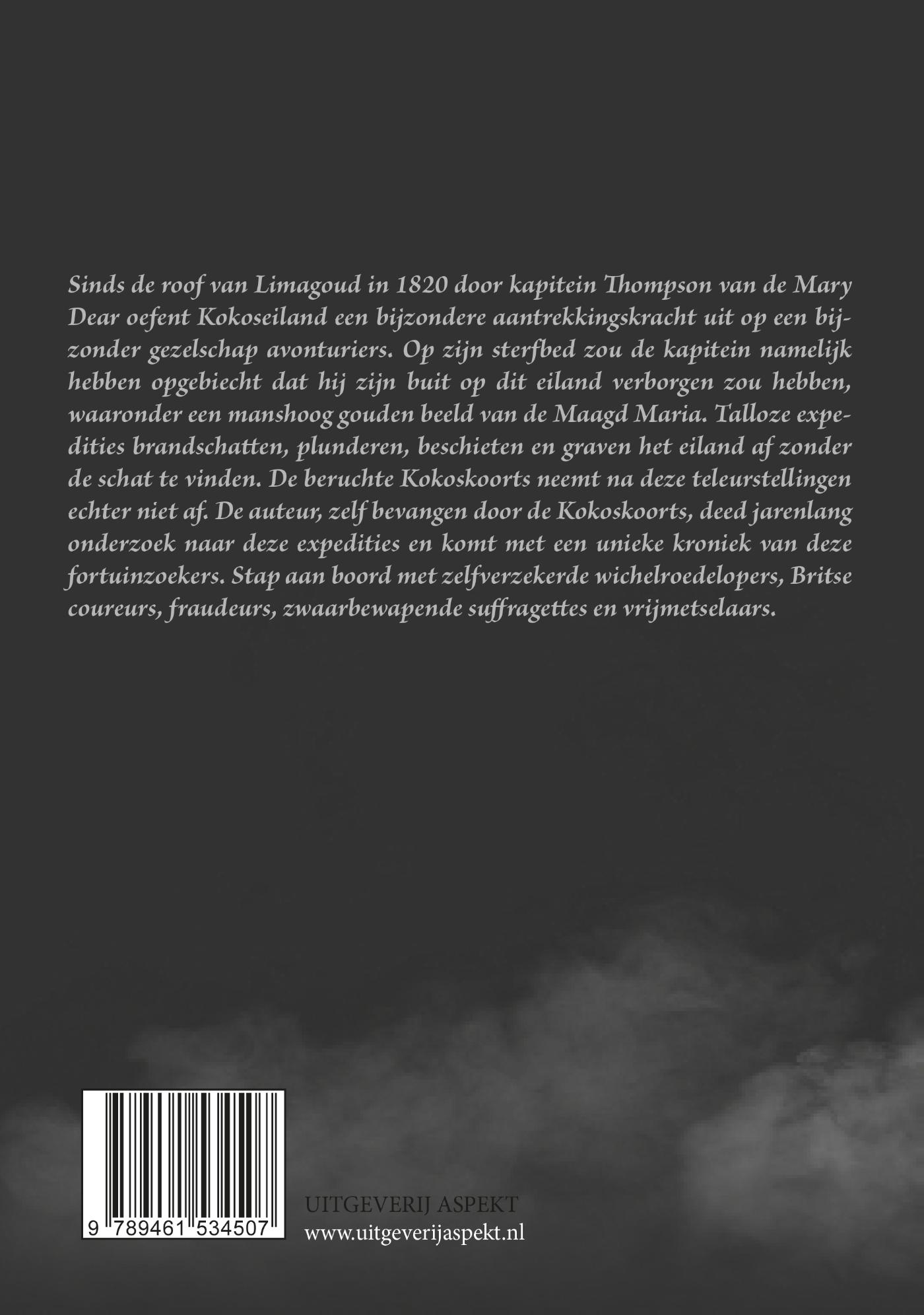 Achterkant van Dwaalkoers kokoseiland