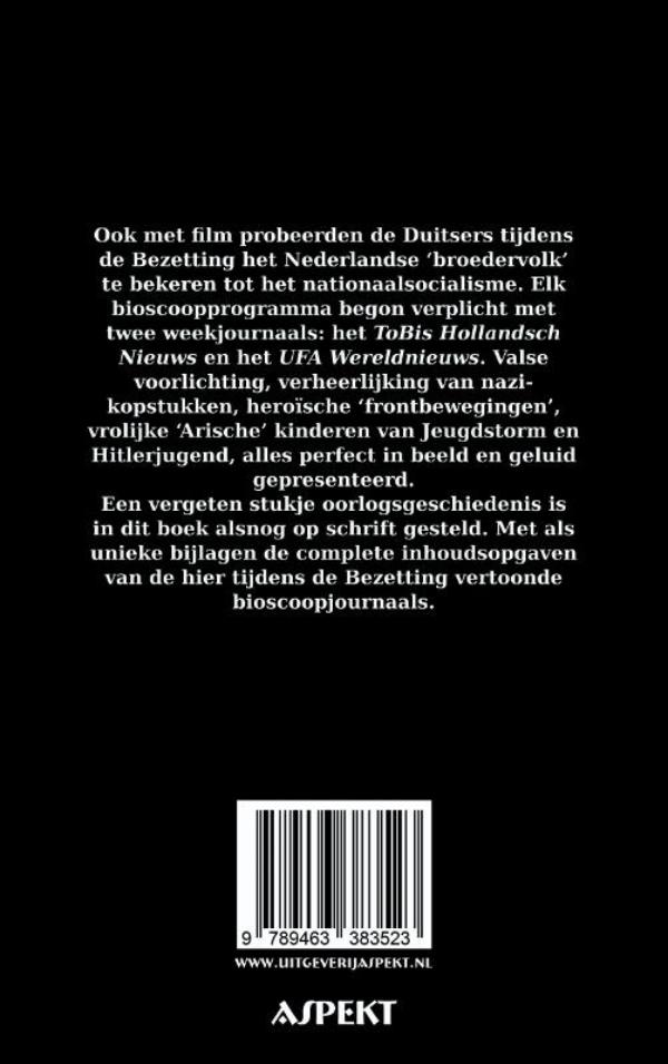 Achterkant van Het Nederlandse bioscoopjournaal 1940-1945