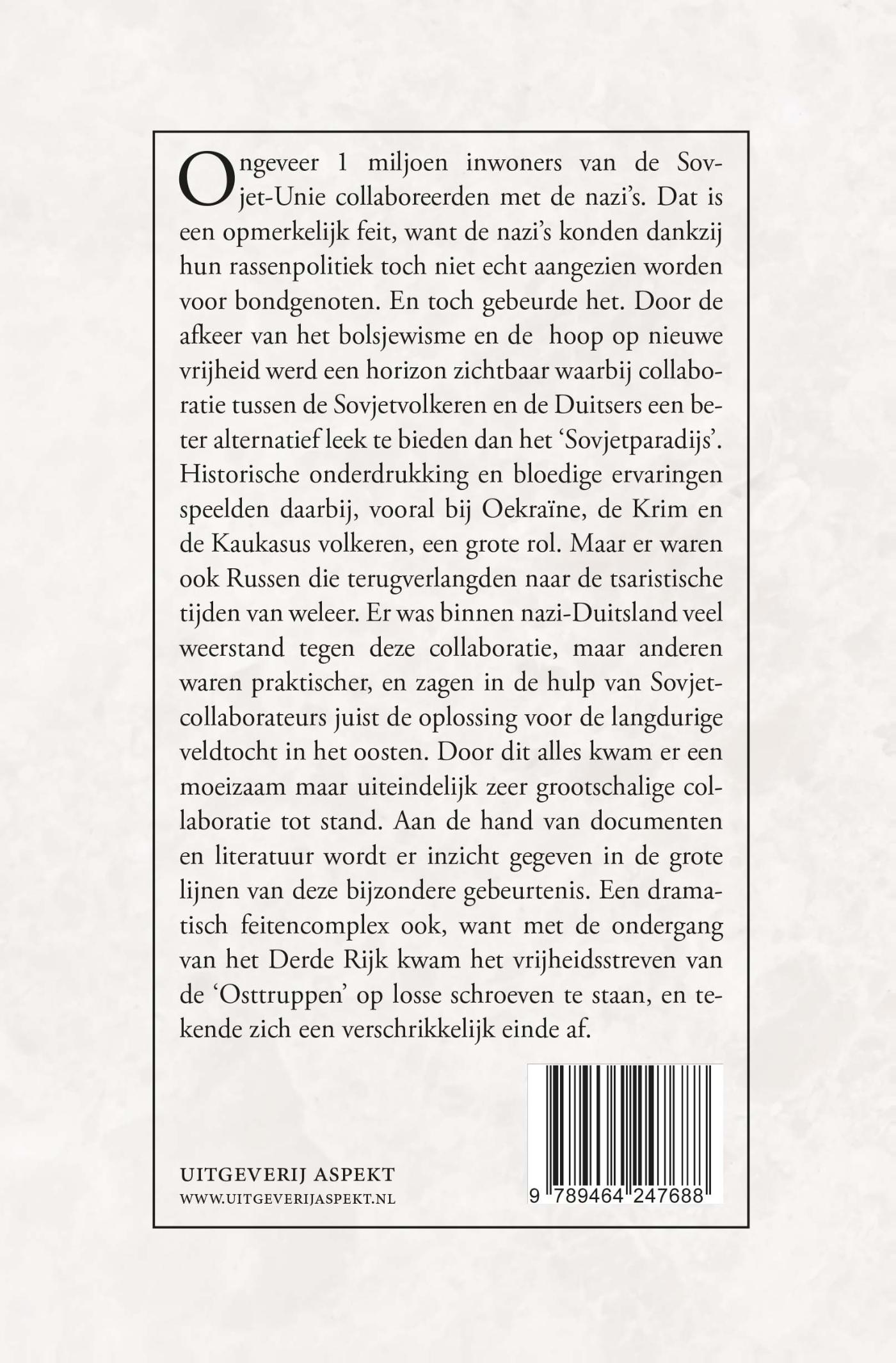 Achterkant van Met Hitler voor moedertje Rusland