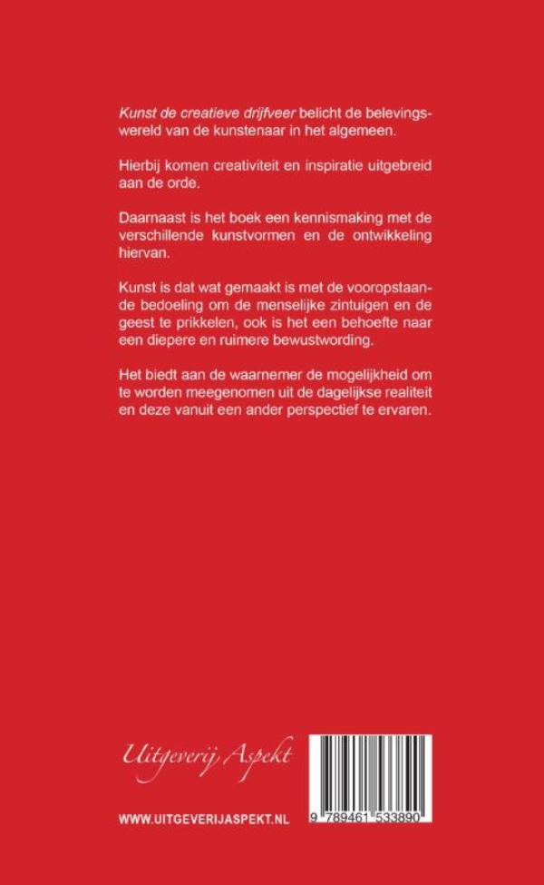 Achterkant van Kunst, de creatieve drijfveer