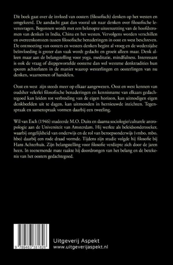 Achterkant van Palet van oosters en westers denken: tegenspraak of samenspraak