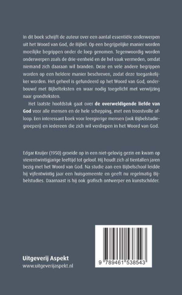 Achterkant van De overweldigende liefde van God