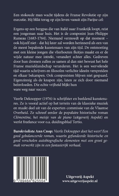 Achterkant van Het verborgen leven van Jean-Philippe Rameau