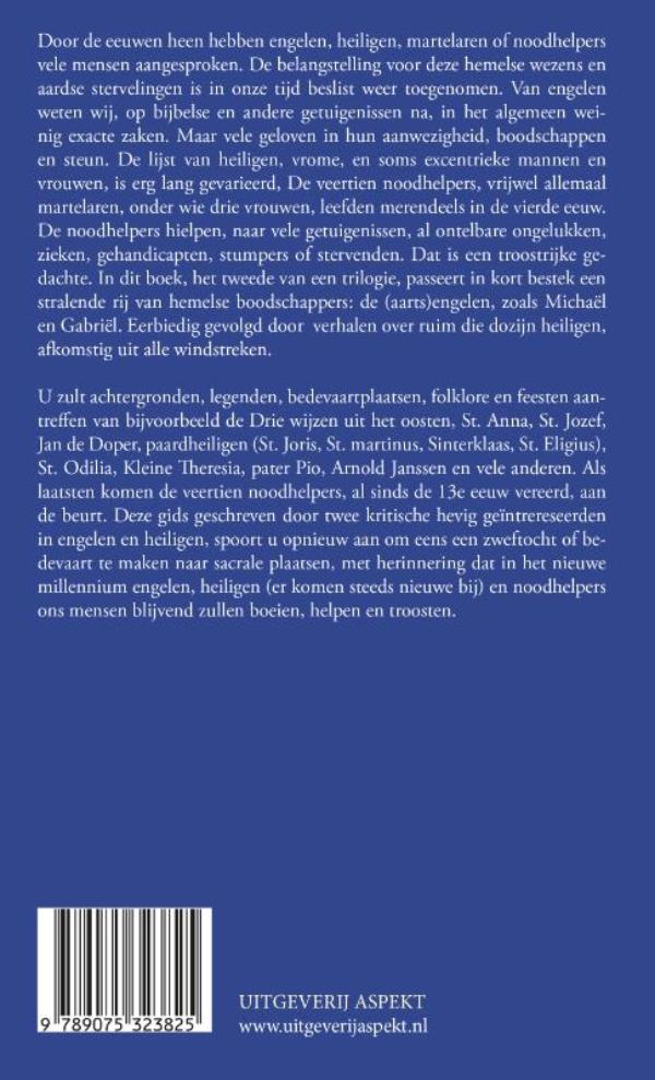 Achterkant van Engelen, heiligen en noodhelpers