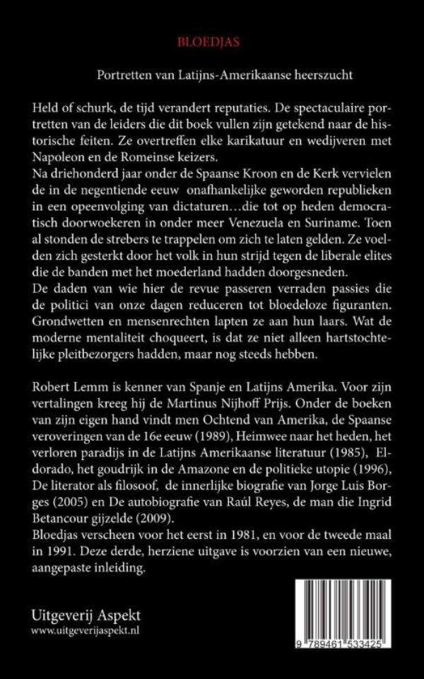 Achterkant van Bloedjas