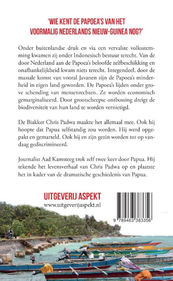 Achterkant van Vandaag heb ik een Papoea ontmoet
