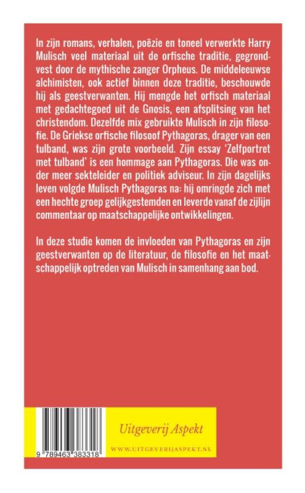 Achterkant van Mulisch met tulband
