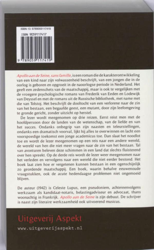 Achterkant van Apollo aan de Seine