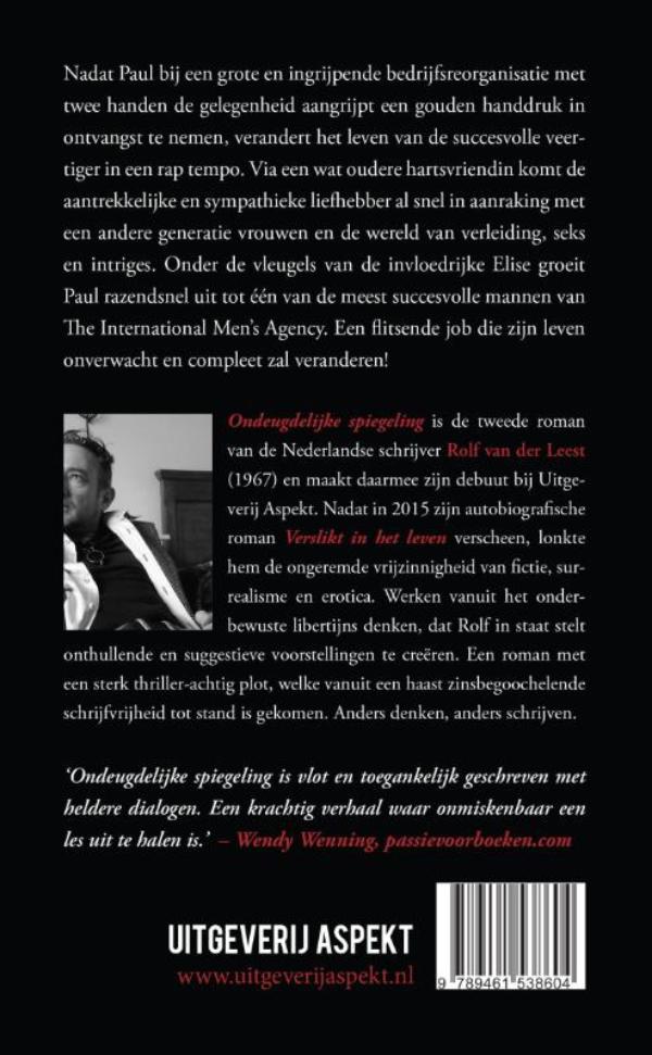 Achterkant van Ondeugdelijke Spiegeling