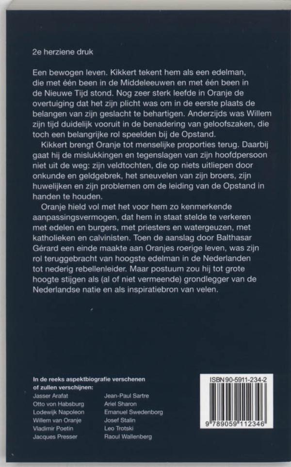 Achterkant van Willem van Oranje