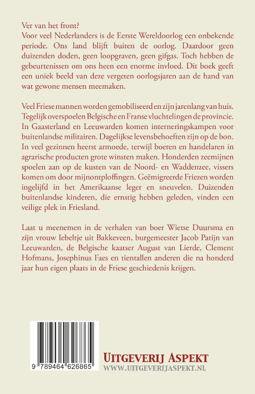 Achterkant van Friesland en de Friezen in de Eerste Wereldoorlog