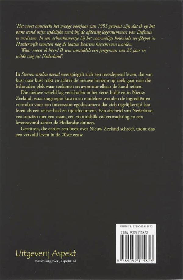 Achterkant van Sterren stralen overal