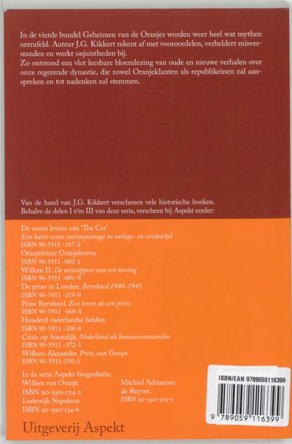 Achterkant van IV