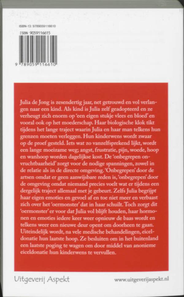 Achterkant van Onbegrepen (en) onvruchtbaar