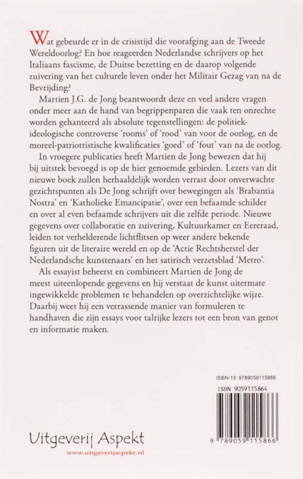 Achterkant van Van Merijntje Gijzen tot voorbij Hitler en Mussolini